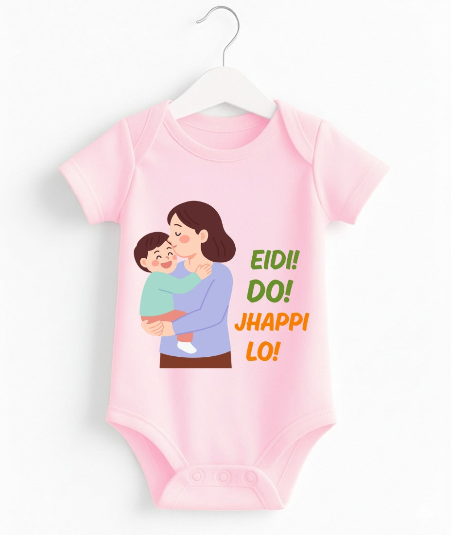Eidi Do Jhappi Lo | Baby Romper |