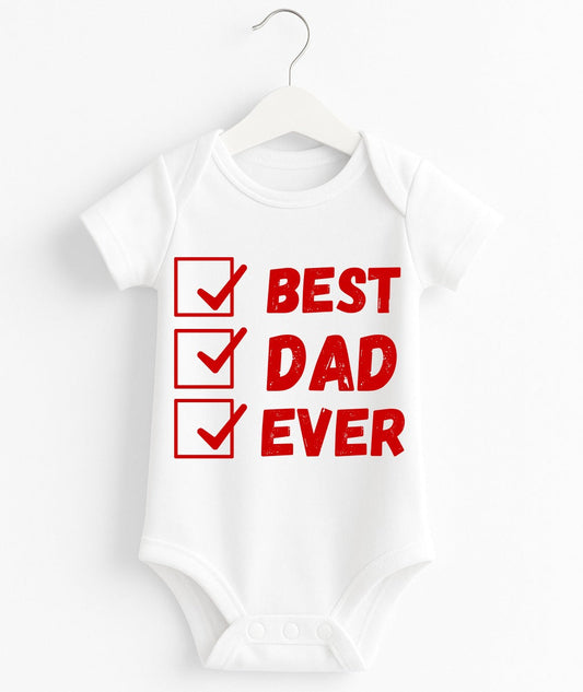 Best Dad Ever Baby Romper