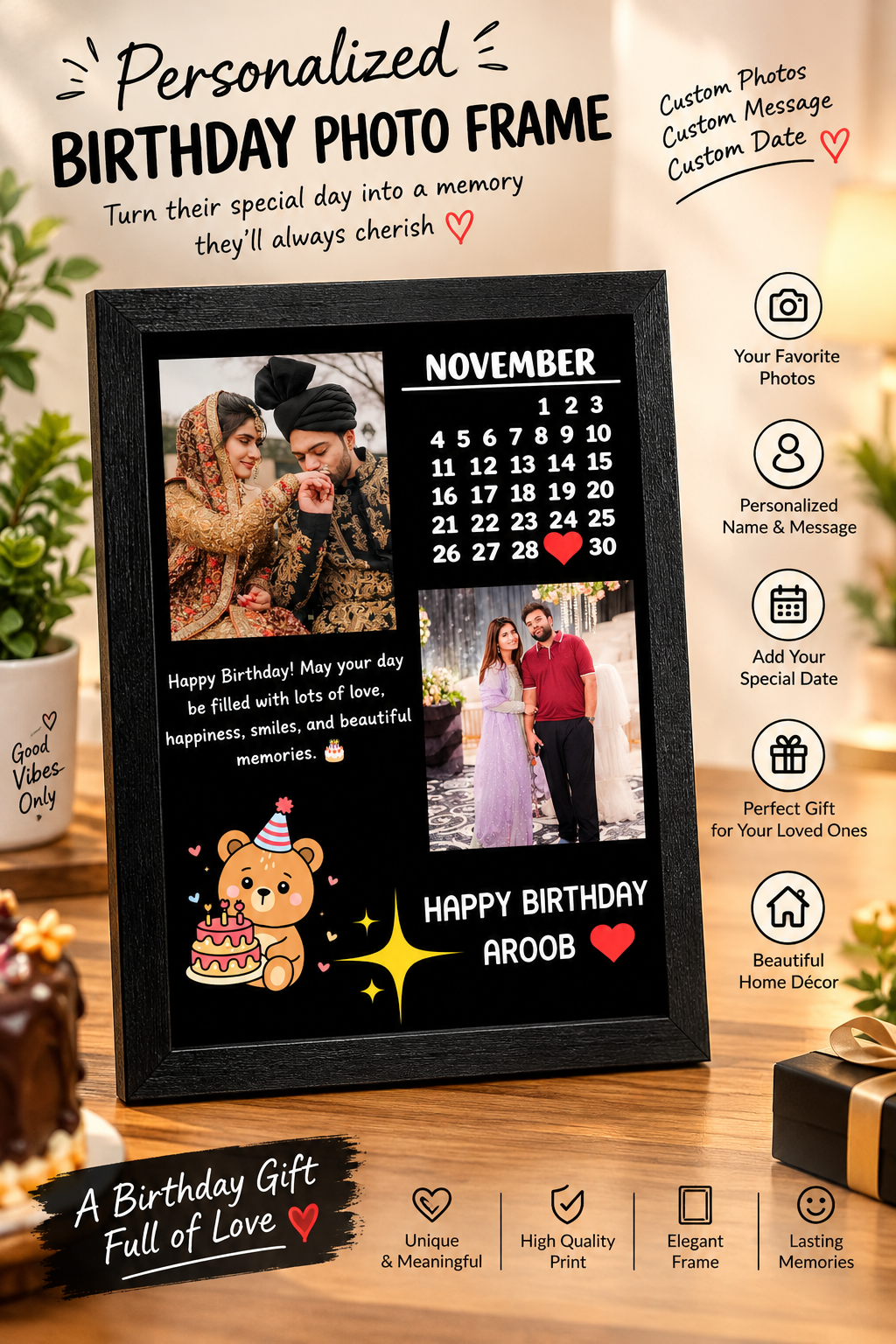 Personalized Birthday Frame