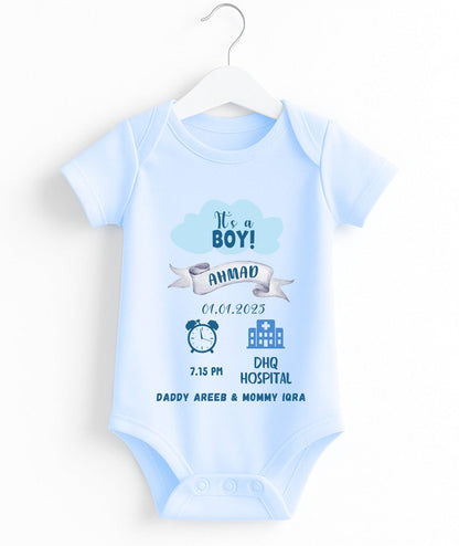 Customize Baby Boy Romper