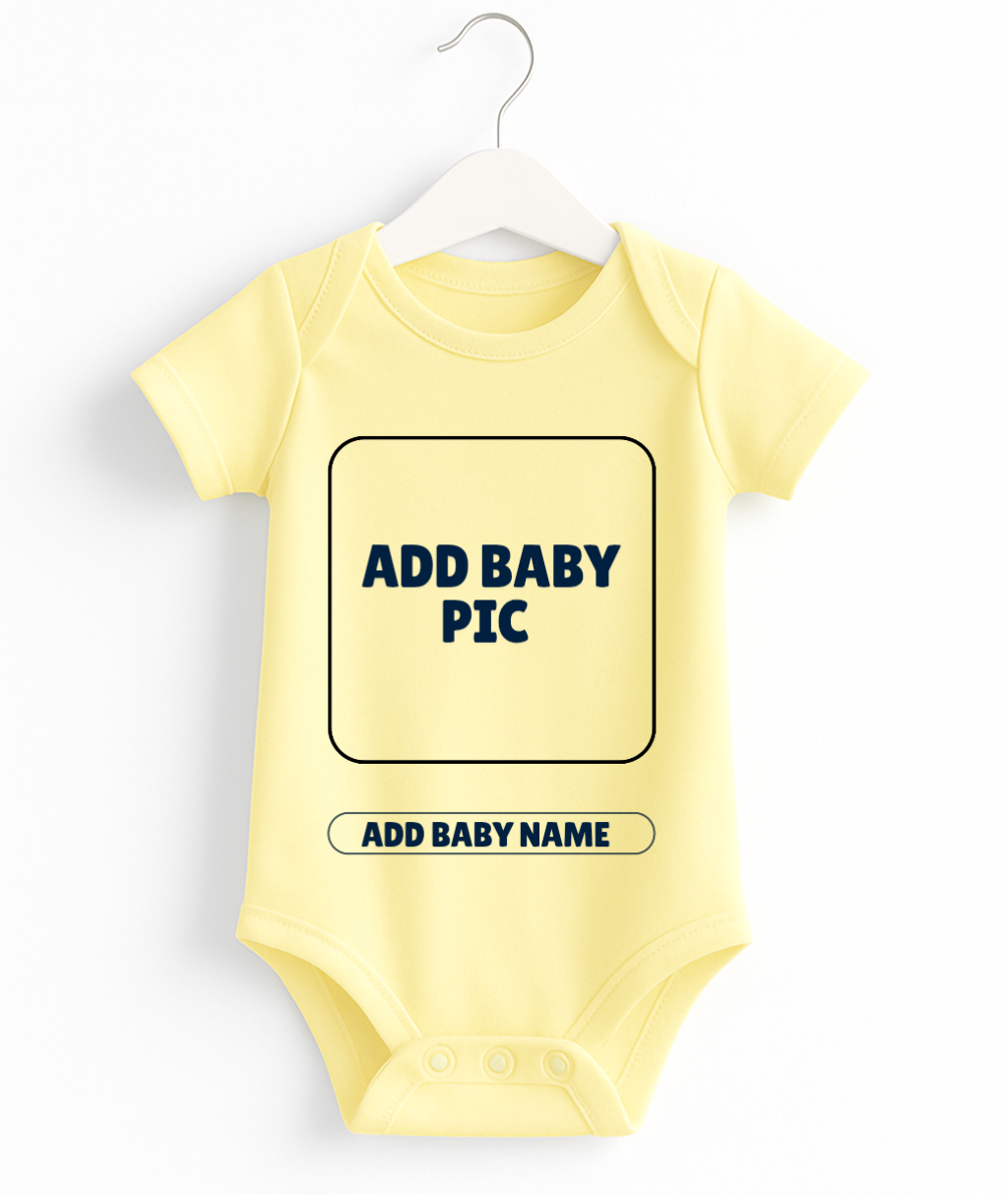 Custom Name & Pic Baby Romper| Customize Romper
