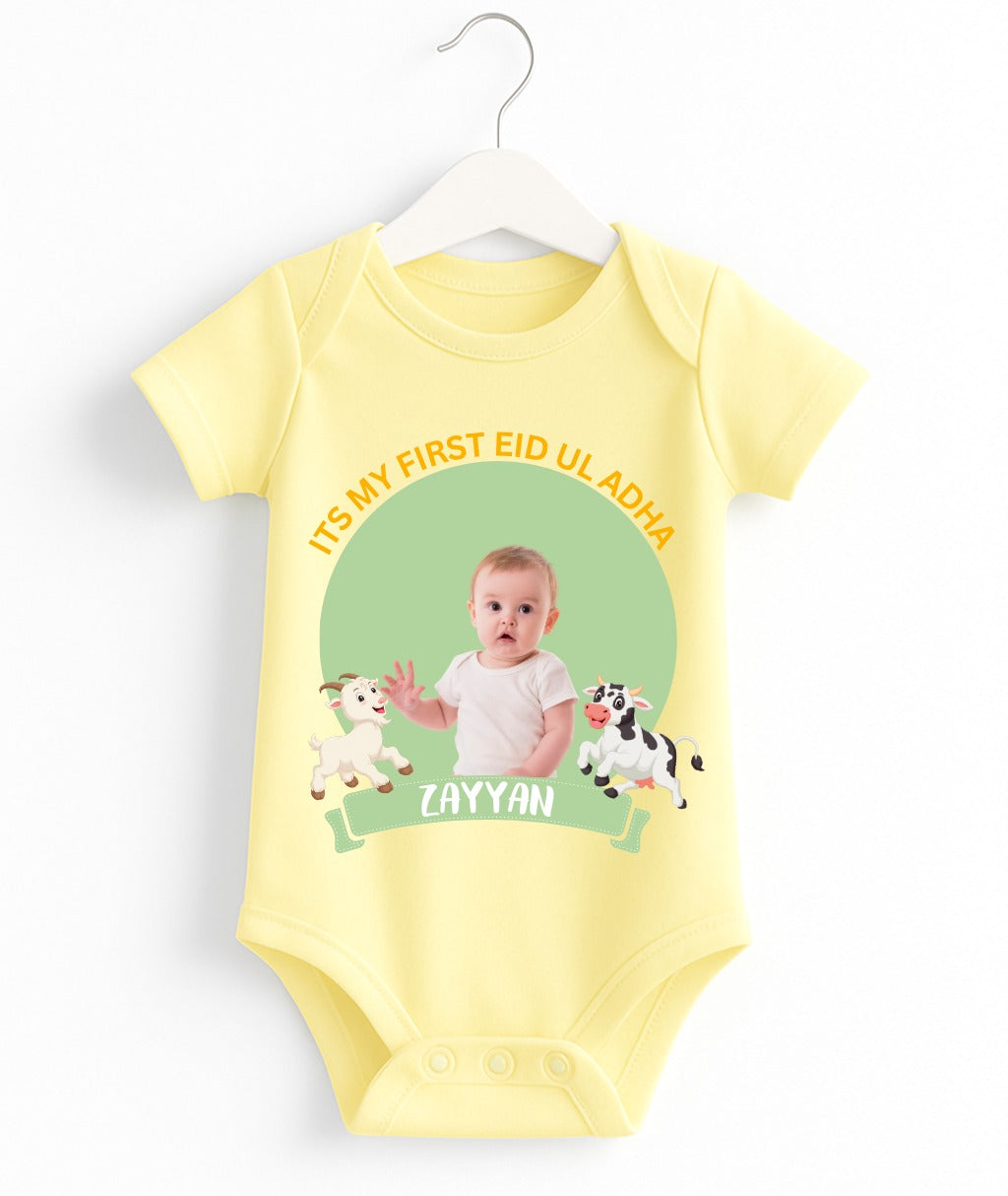 Custom Name And Pic Eid UL Adha Romper