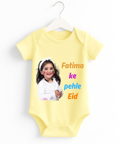 Customize Name & Pic Eid Romper