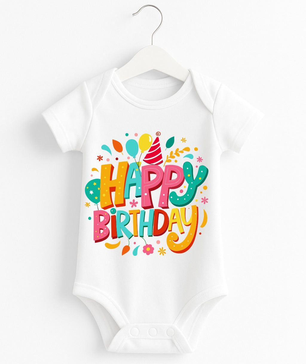 Customize Birthday Baby Romper