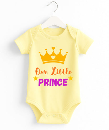Our Little Prince Baby Boy Romper