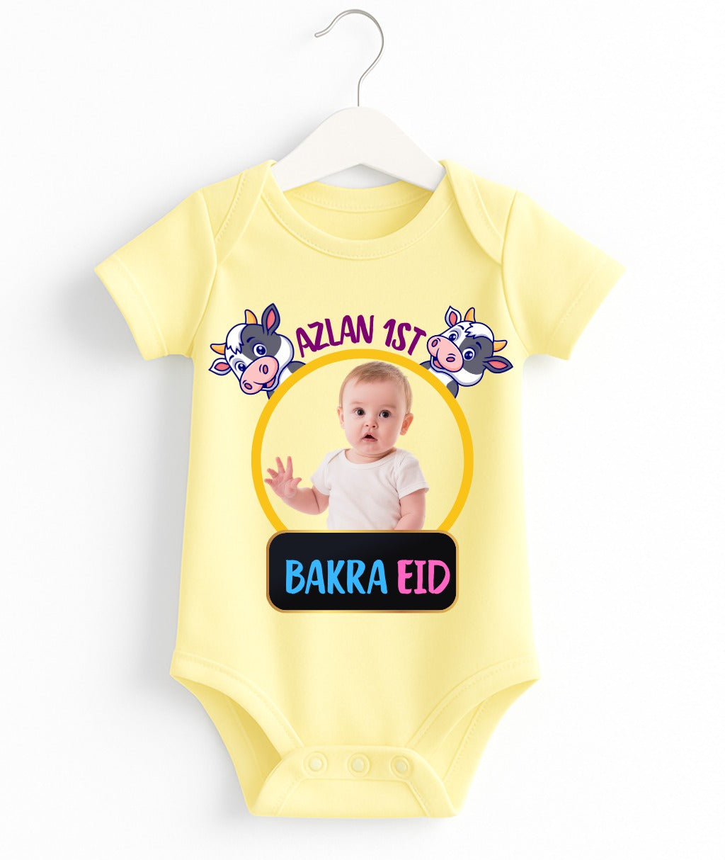 Custom Name And Pic Eid UL Adha Romper