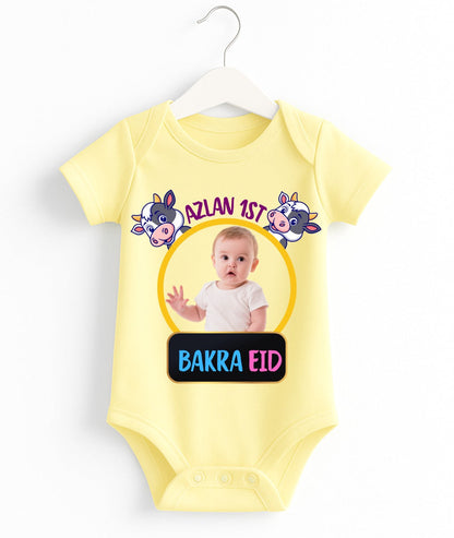 Custom Name And Pic Eid UL Adha Romper
