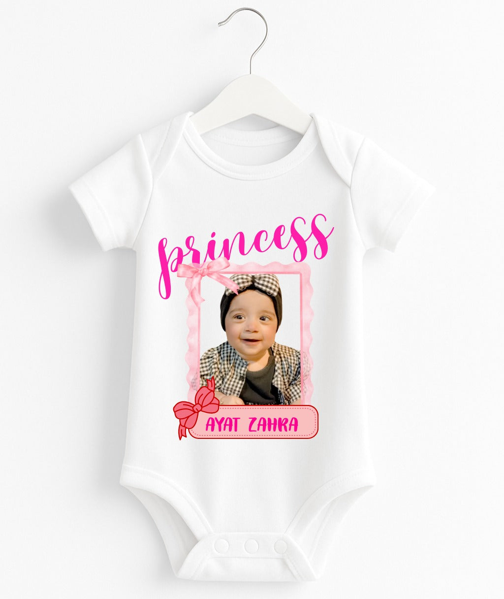 Custom Name And Pic Baby Romper
