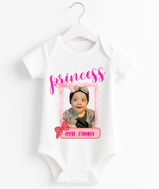 Custom Name And Pic Baby Romper
