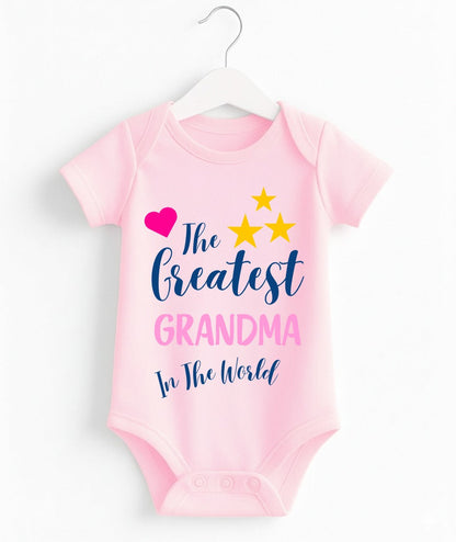 The Greatest Grandma In The World Baby Romper