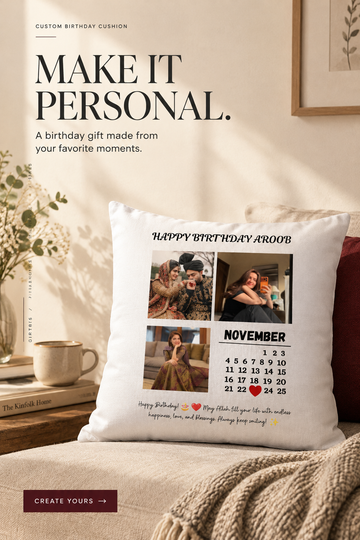 Customized Birthday Pillow