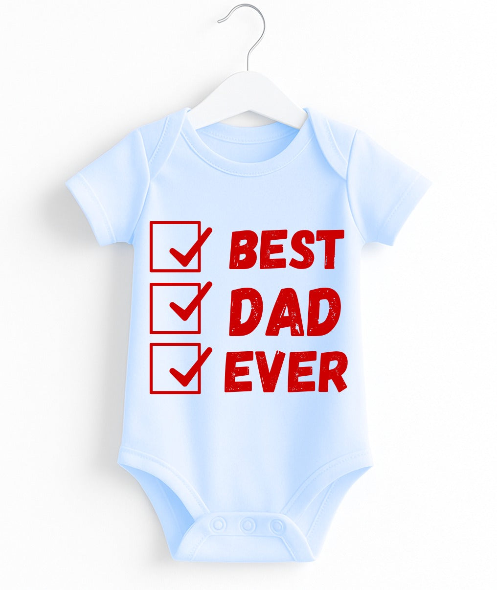 Best Dad Ever Baby Romper