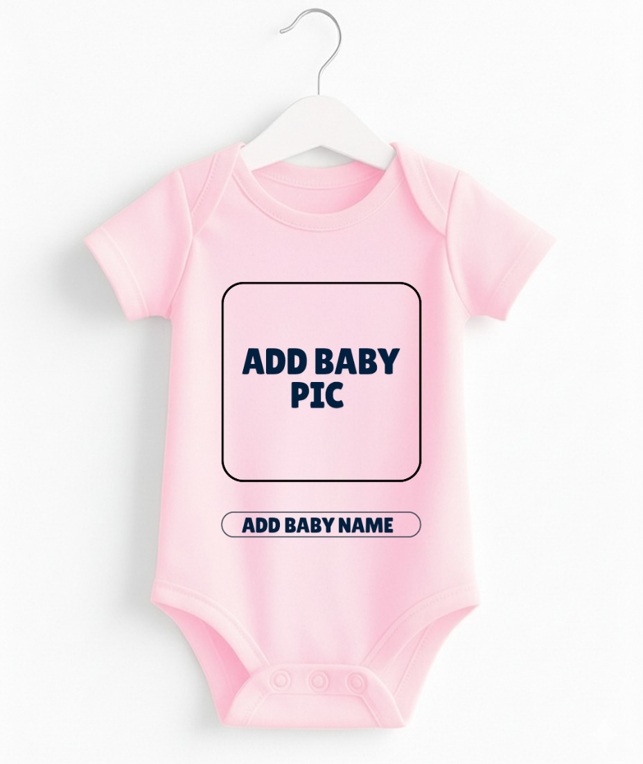 Custom Name And Pic Baby Romper