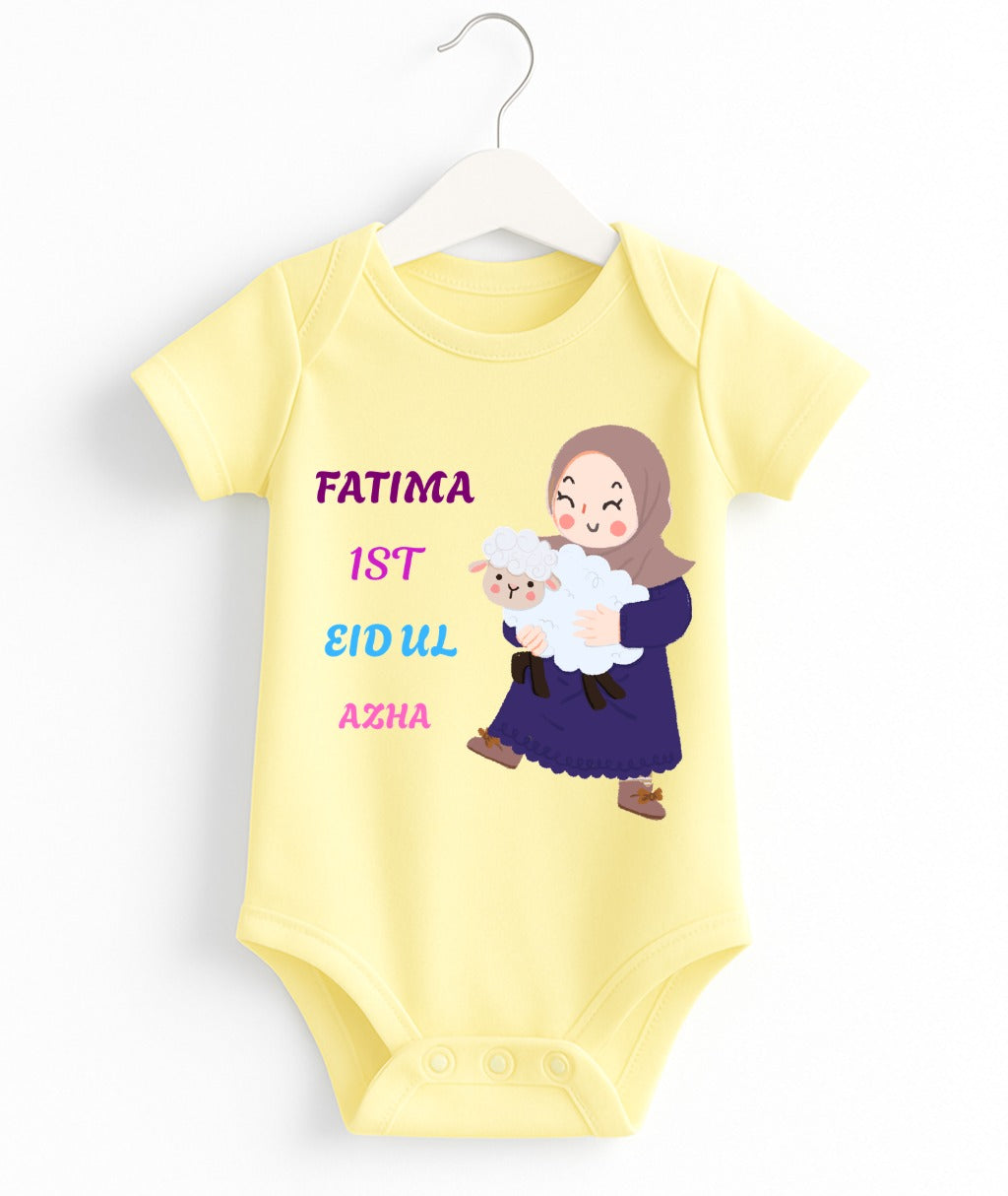Custom Name 1st Eid UL Adha Romper