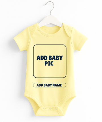 Custom Name And Pic Baby Romper