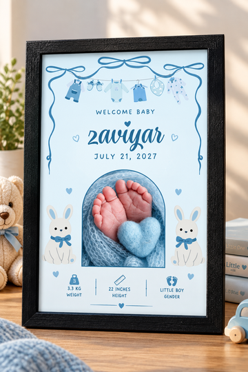 Personalized New Born Frame