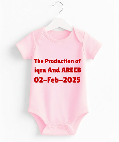 Custom Text Baby Romper